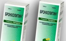 Broncholitinas - naudojimo instrukcijos Bronholitin aprašymas